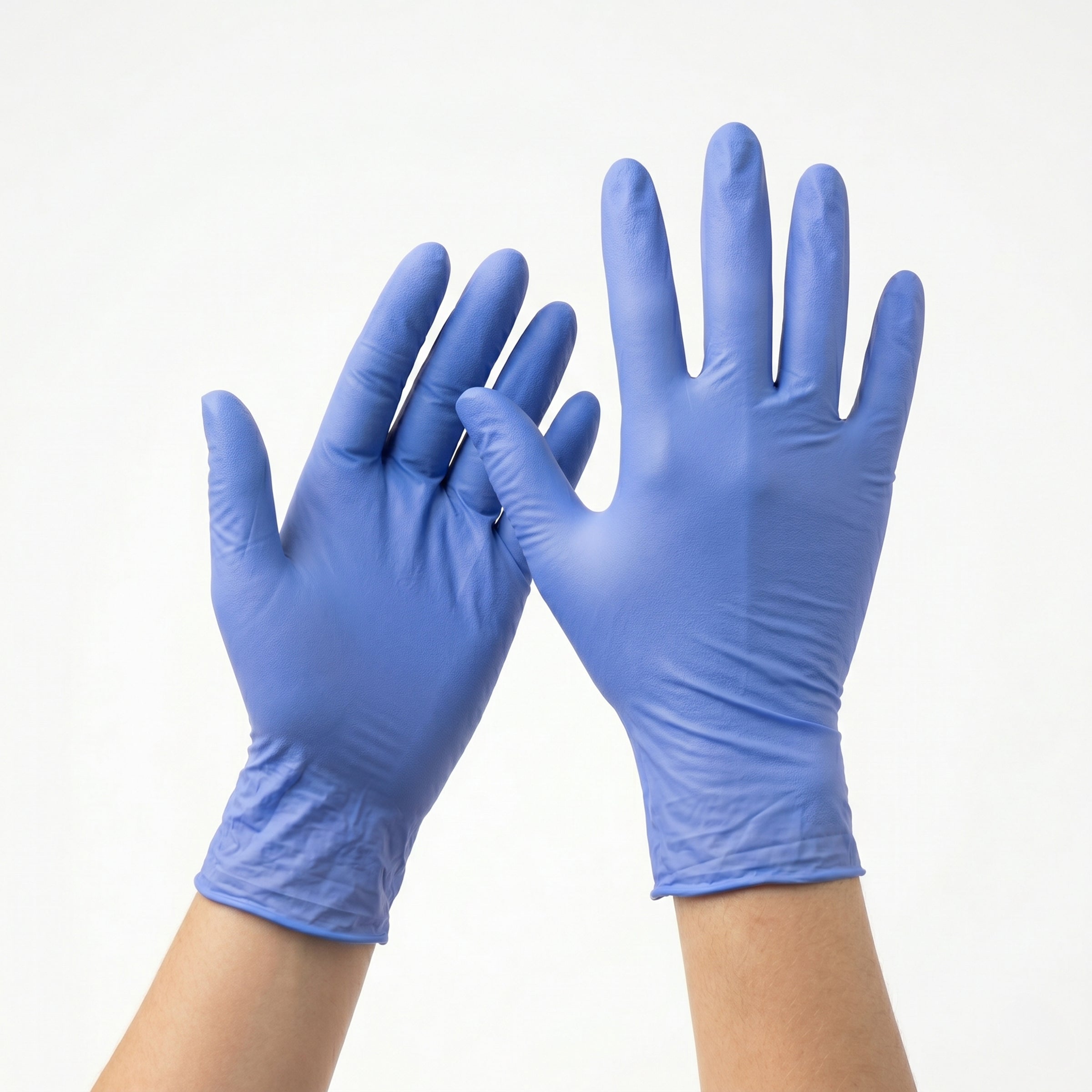 Paire de gants en nitrile non poudrés (grand)