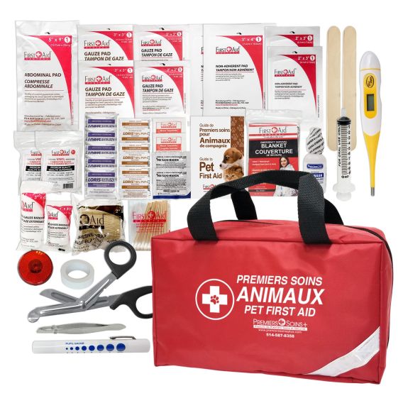 Trousse de premiers soins deluxe pour animaux de compagnie