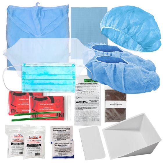 Trousse pour Déversements Biologiques - Universelle