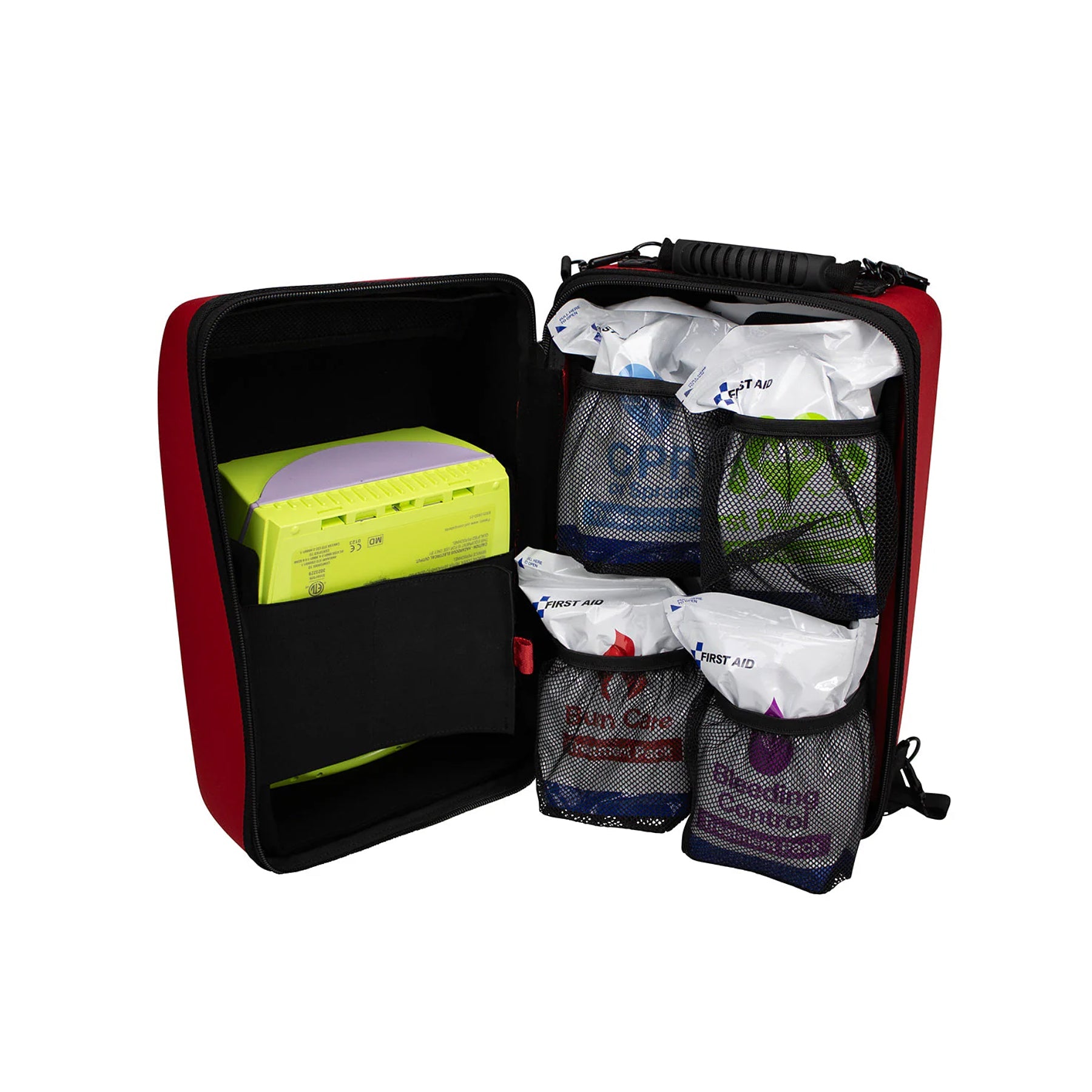 Sac d'intervention d'urgence pour DEA et trousse de premiers soins (DEA vendu séparément)
