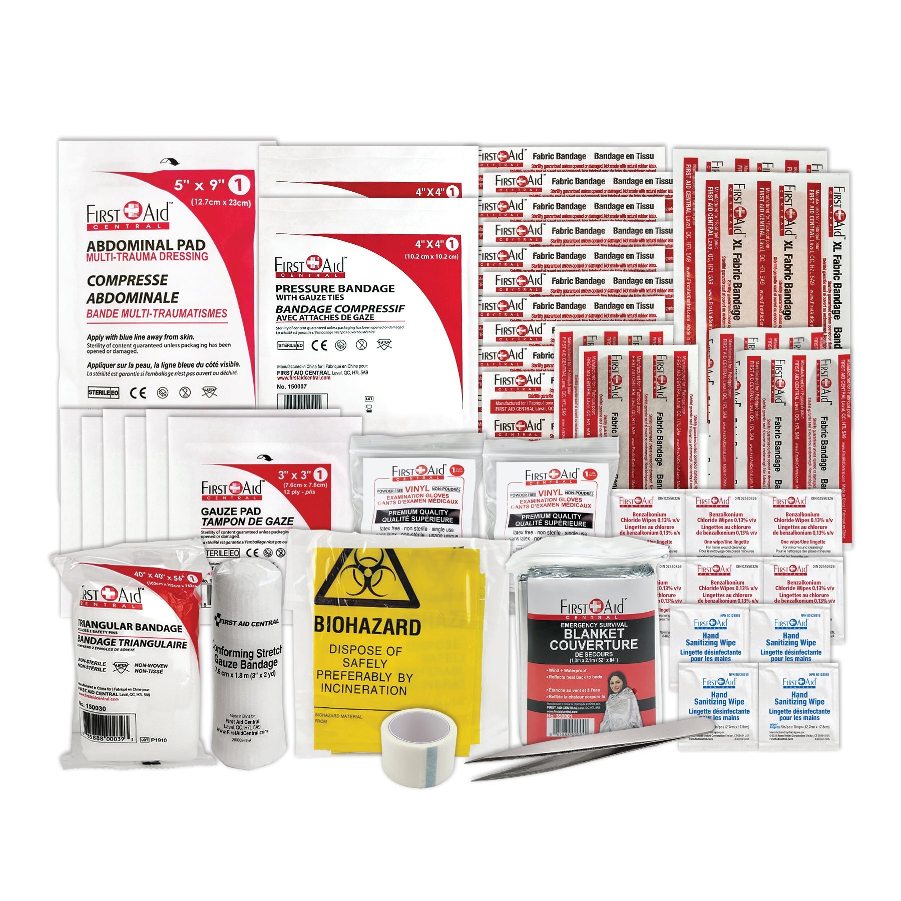 Trousse de premiers soins de type 1 – Exigences de la norme CSA Z1220-24
