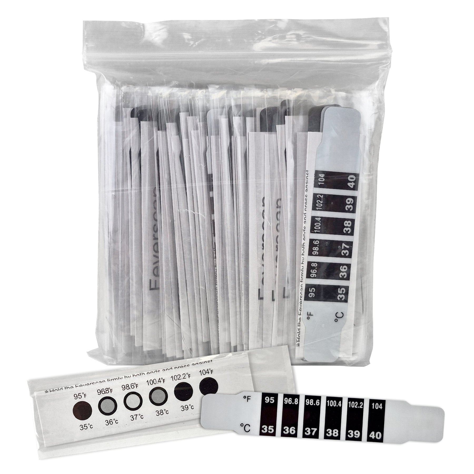 Thermomètre jetable, individuel - Paquet de 100