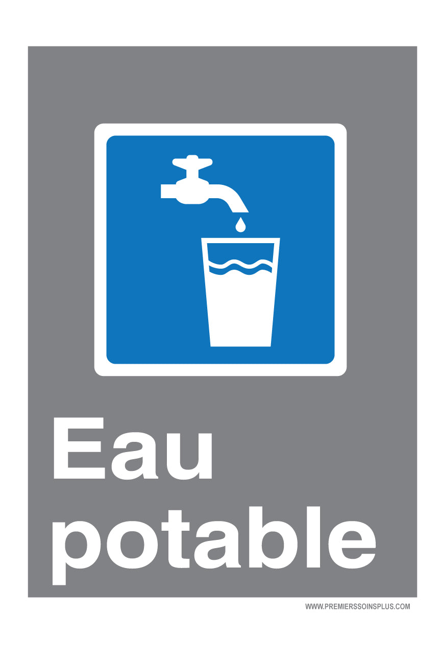 Eau potable - Enseigne