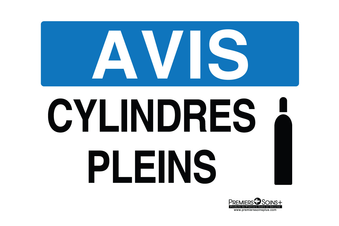 Avis - Cylindres pleins - Enseigne