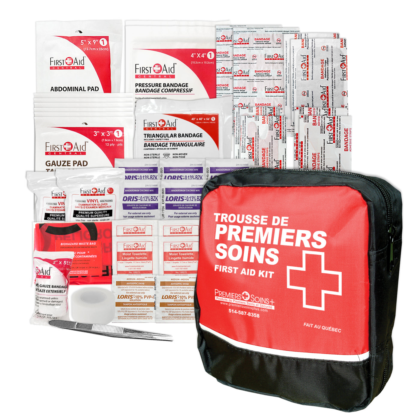 Trousse de premiers soins personnelle de type 1 et recharge