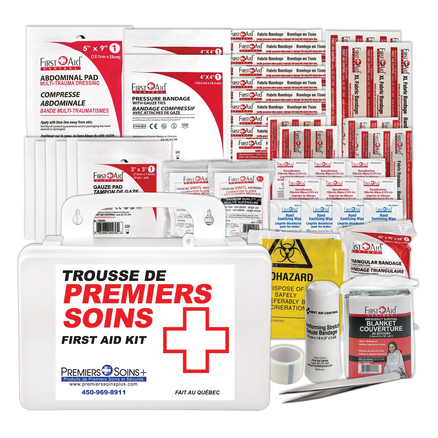 Trousse de premiers soins de type 1 – Exigences de la norme CSA Z1220-24