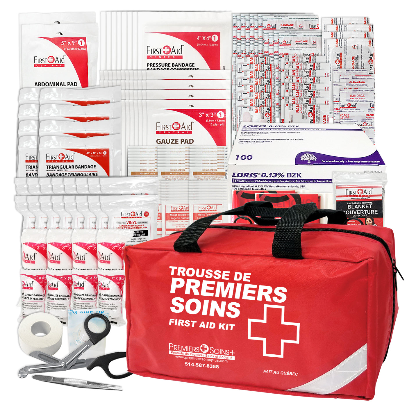 Trousse de premiers soins de base et recharge de type 2 – Grande (51 à 100 travailleurs)