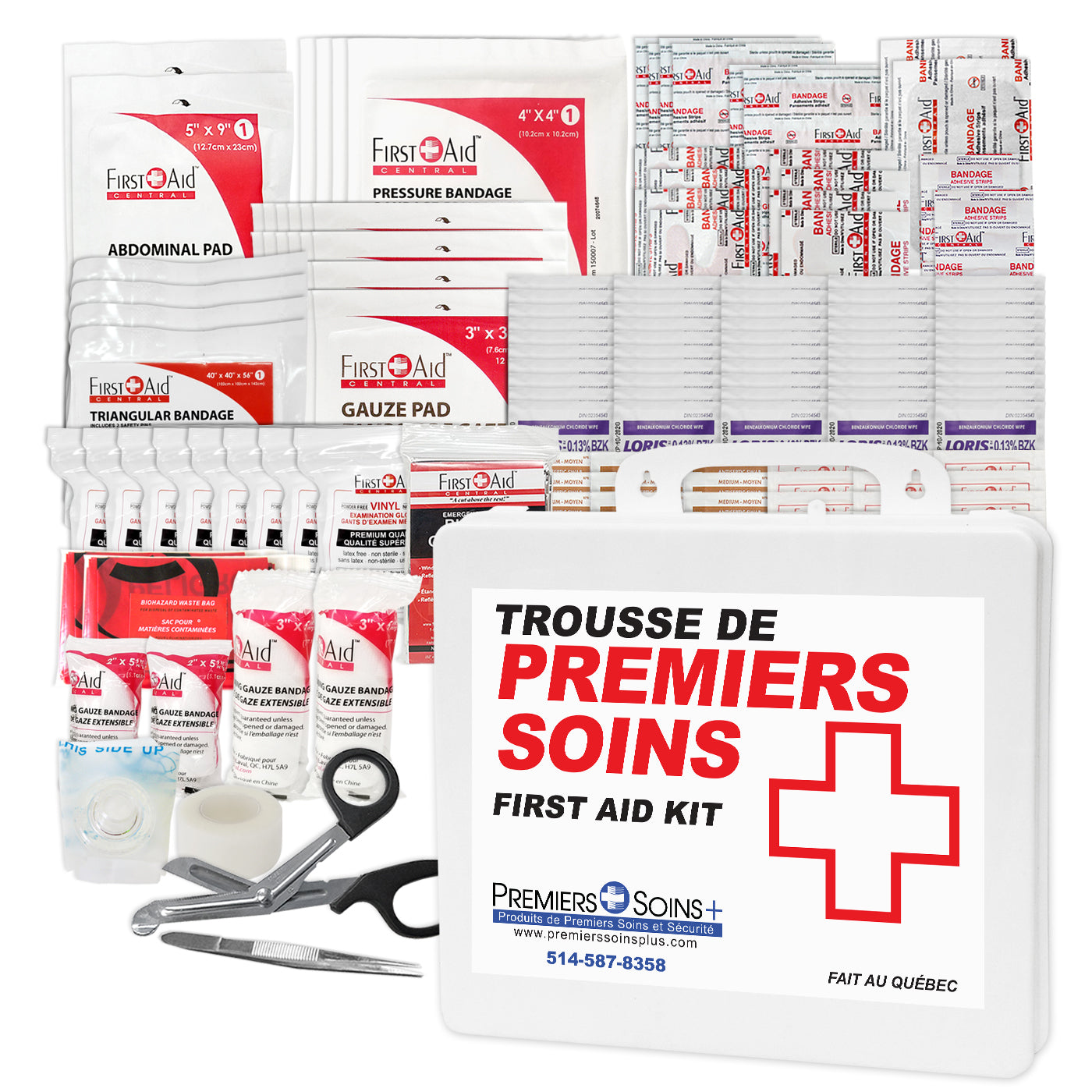 Trousse de premiers soins de base de type 2 et recharge – Moyenne (26 à 50 travailleurs)