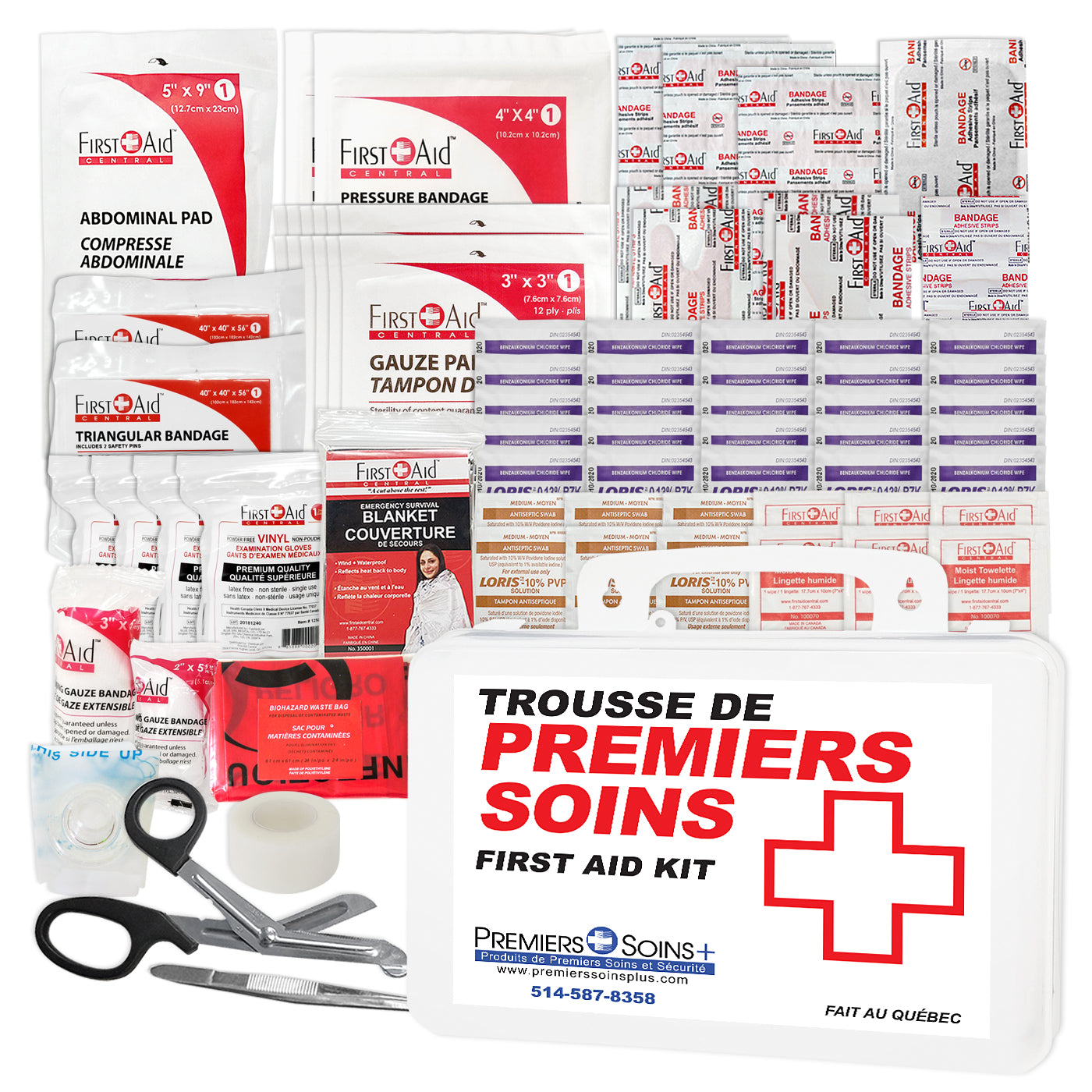 Trousse de premiers soins de base de type 2 et recharge – Petite (2 à 25 travailleurs)