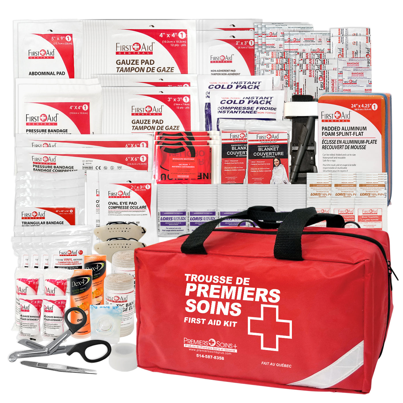 Trousse de premiers soins intermédiaire de type 3 et recharge – Moyenne (26 à 50 travailleurs)