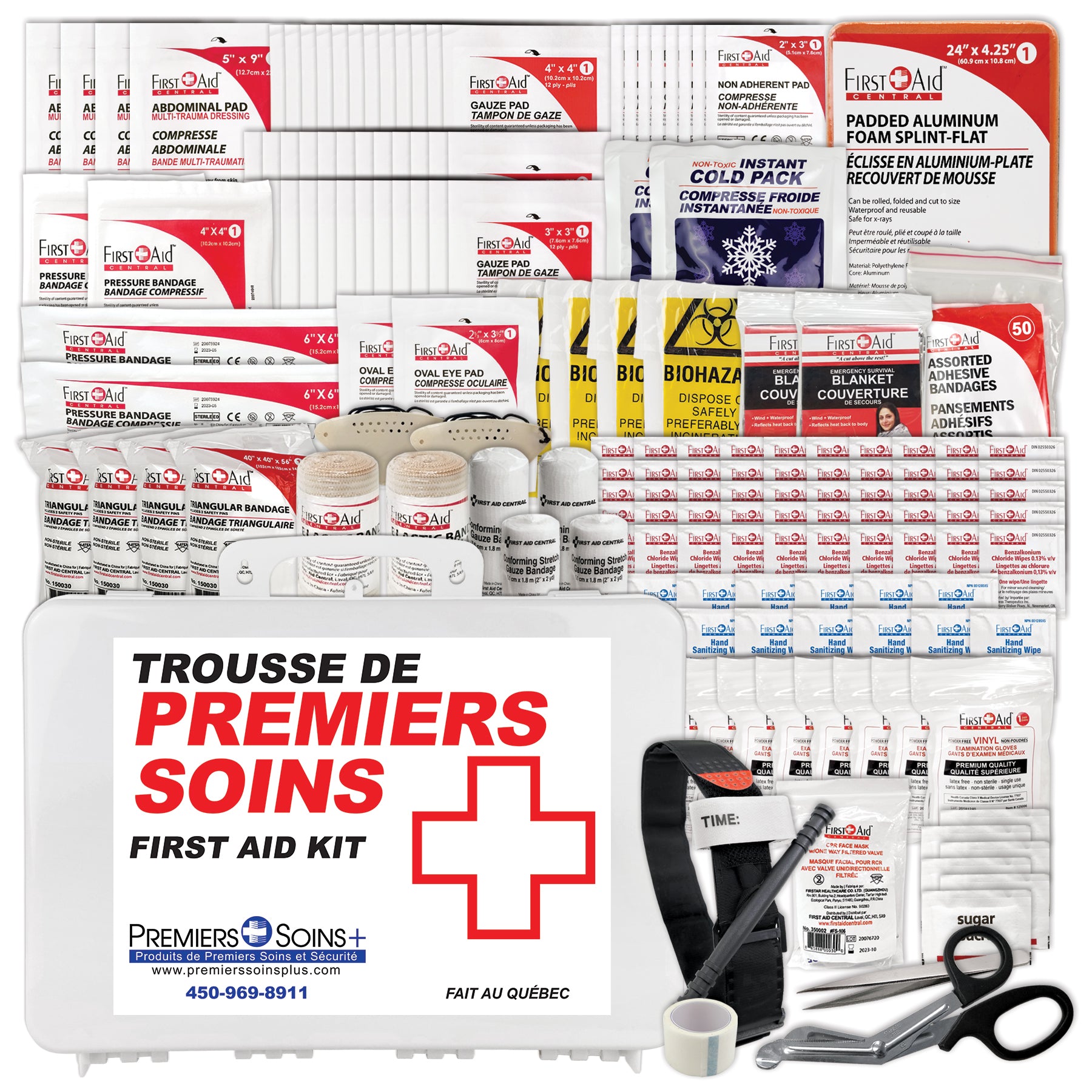 Trousse de premiers soins de type 3 - Taille moyenne - Exigences de la norme CSA Z1220-24