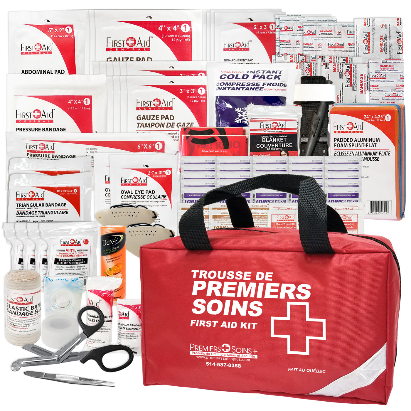 Trousse de premiers soins intermédiaire de type 3 et recharge – Petite (2 à 25 travailleurs)