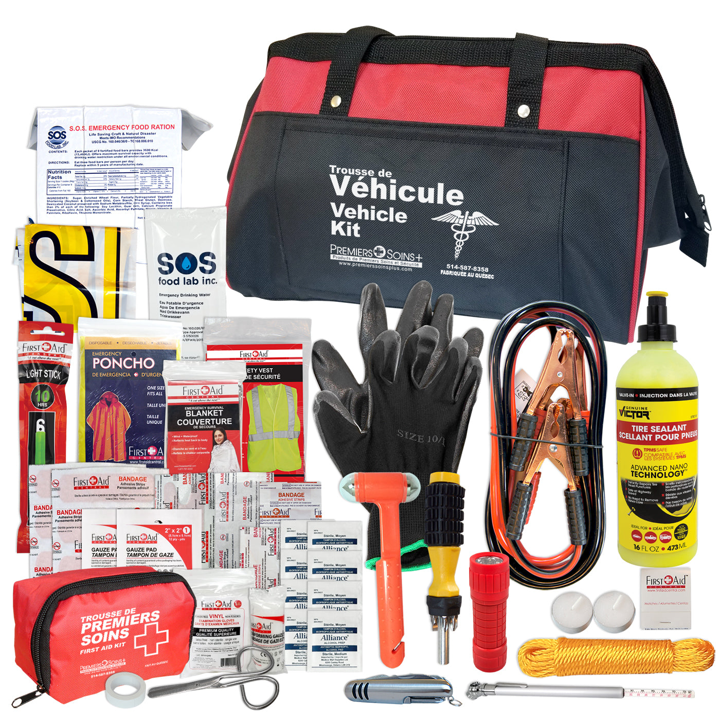 Trousse pour Véhicule Routier d'Urgence