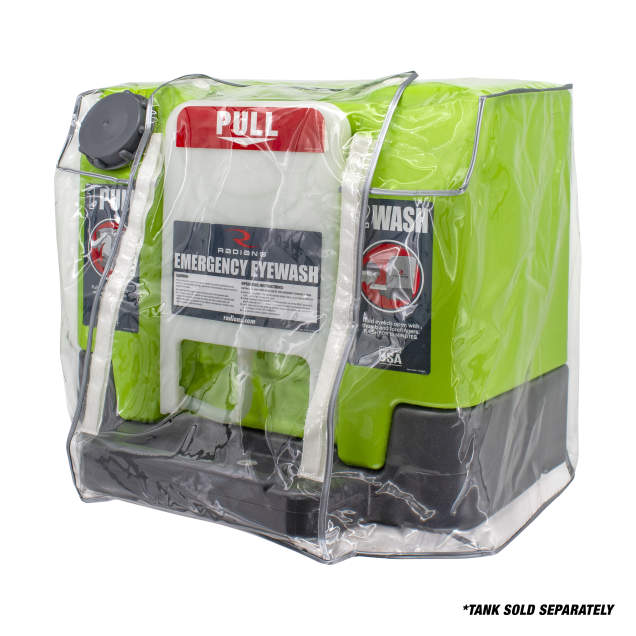 Couverture de station de lavage oculaire de 12 gallons