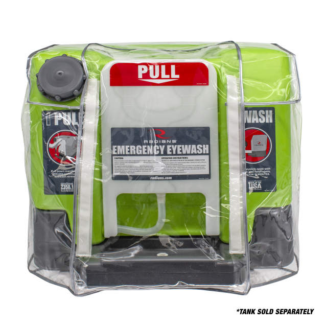 Couverture de station de lavage oculaire de 12 gallons