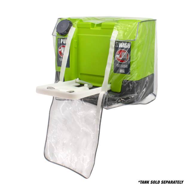 Couverture de station de lavage oculaire de 12 gallons
