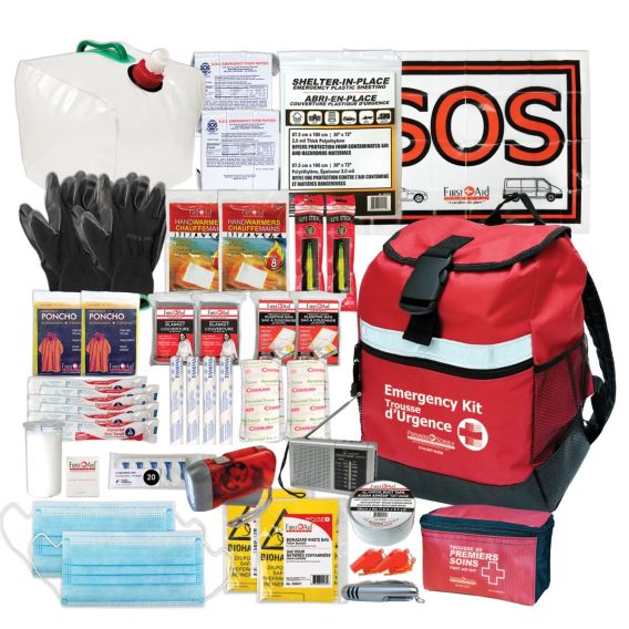 Trousse d'urgence pour 2 personnes, 72 heures