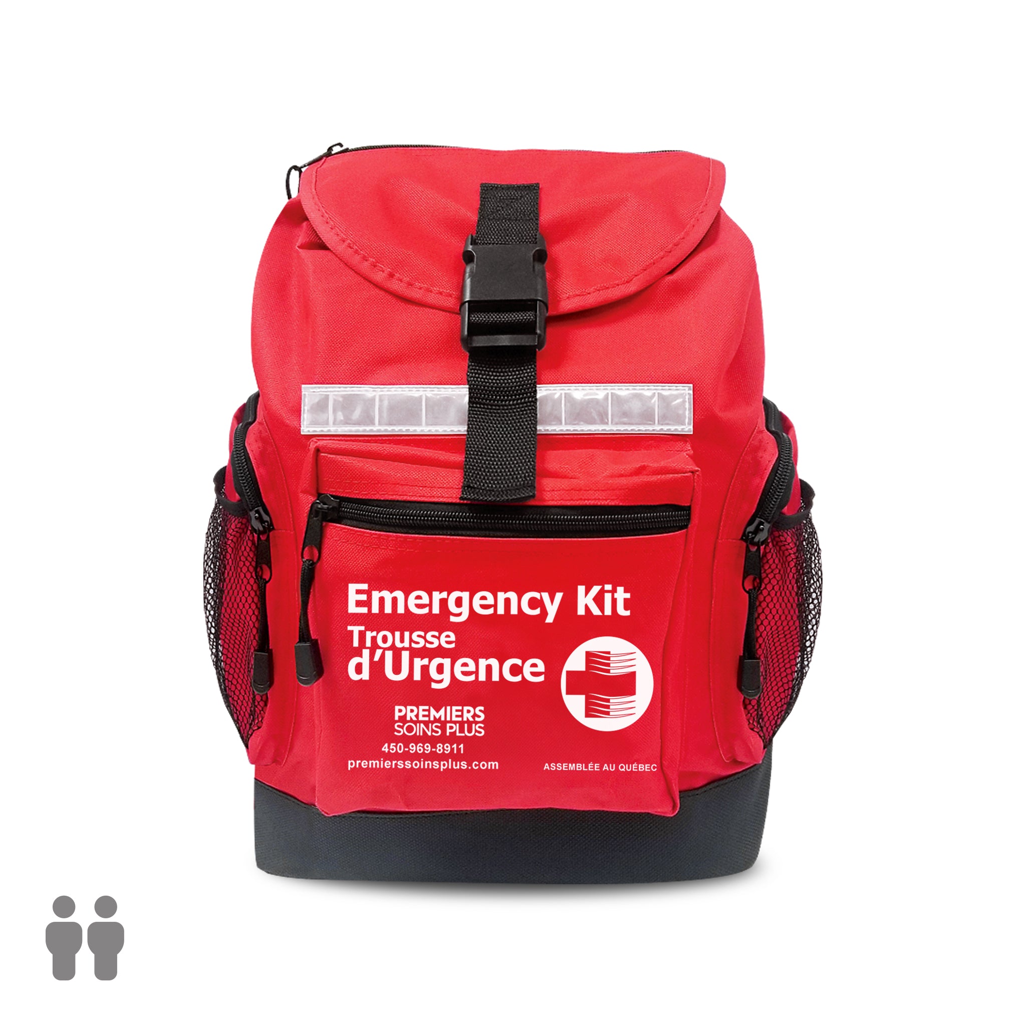 Trousse d'Urgence 72 heures - 2 personnes - Deluxe