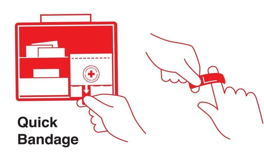 Recharge pour distributeur de pansements rapide