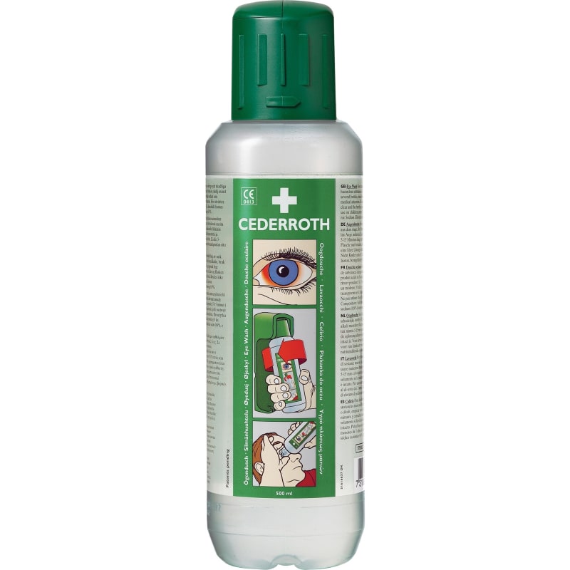 Bouteille de Lavage Oculaire Cederroth - 500 ml