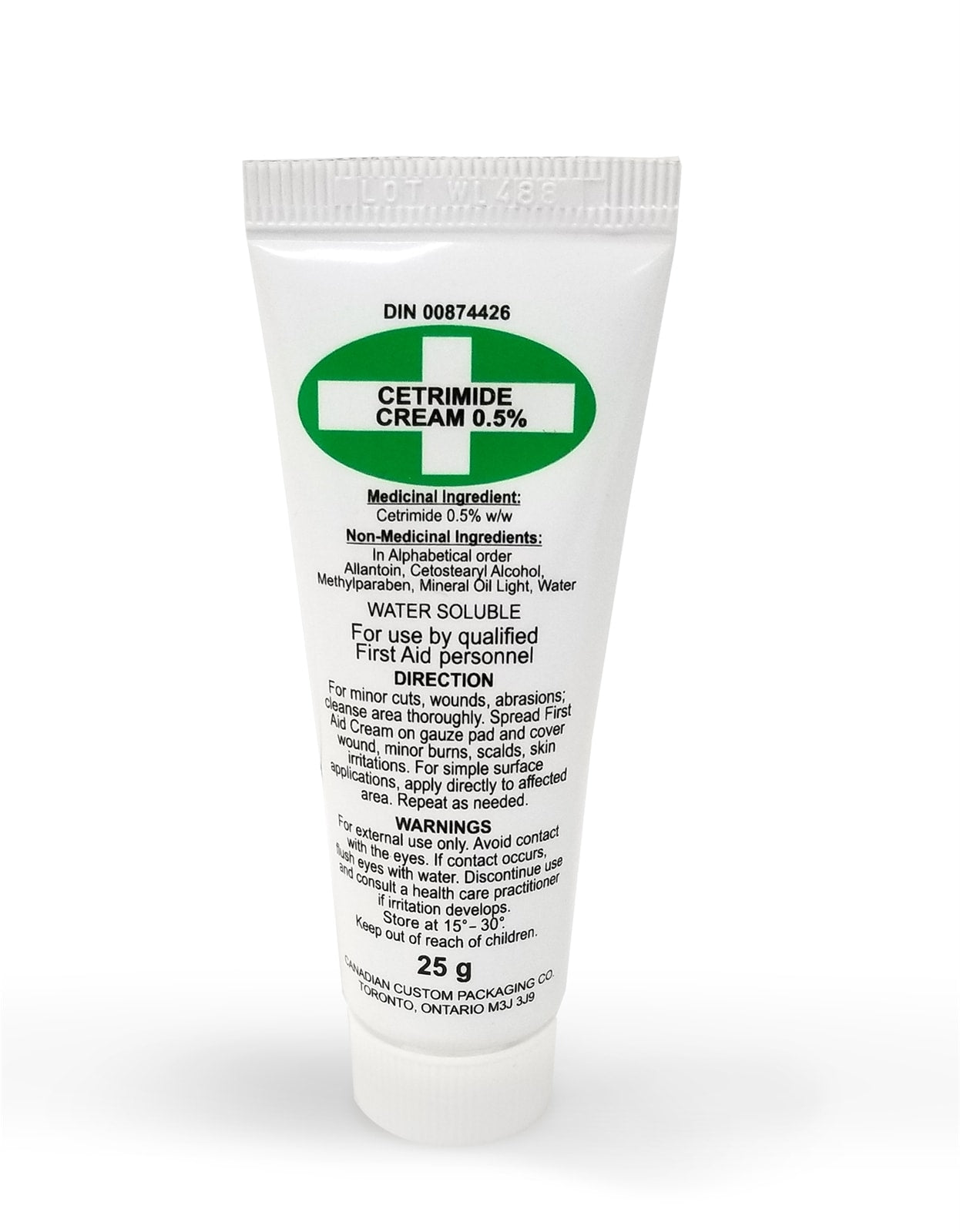 Crème de premiers soins cétrimide 25 g