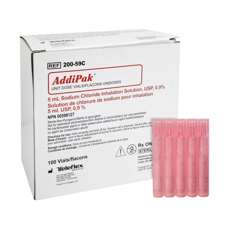 Solution pour inhalation de chlorure de sodium USP 0,9 %