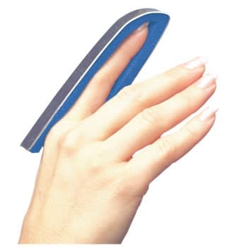 Attelle de doigt en mousse et aluminium de 1" x 18"