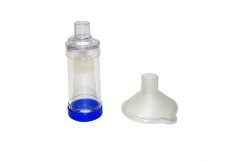 Inhalateur MDI Spacer avec masque enfant/jeune adulte