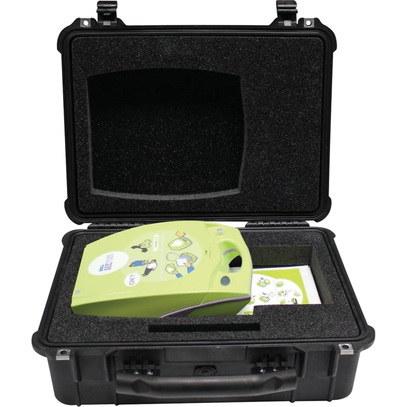 Étui Pelican avec découpes pour ZOLL AED Plus