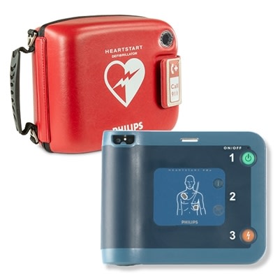 Défibrillateur Philips HeartStart FRx avec configuration Ready-Pack + Étui de transport standard