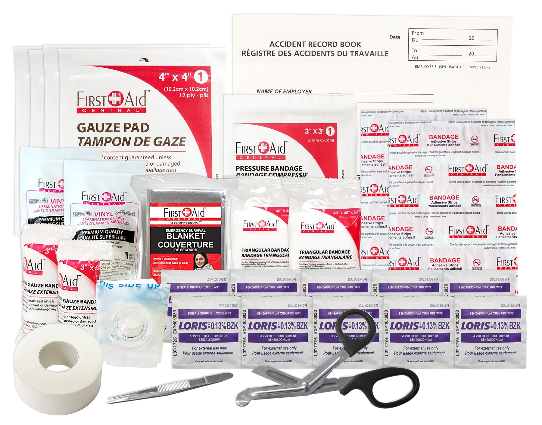 Trousse de premiers soins fédérale de type A et recharge