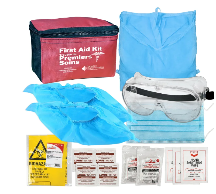 Trousse d'isolement personnel pour les pandémies