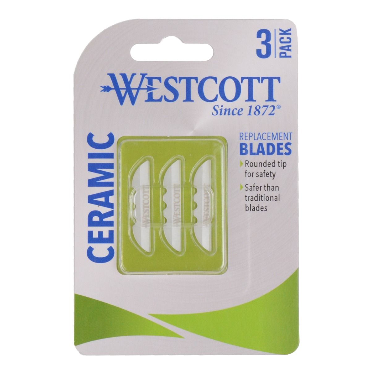 Lot de 3 lames de rechange en céramique Westcott®