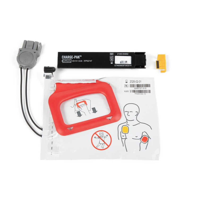 Physio-Control LIFEPAK CR Plus/EXPRESS CHARGE-PAK avec 1 ensemble d'électrodes