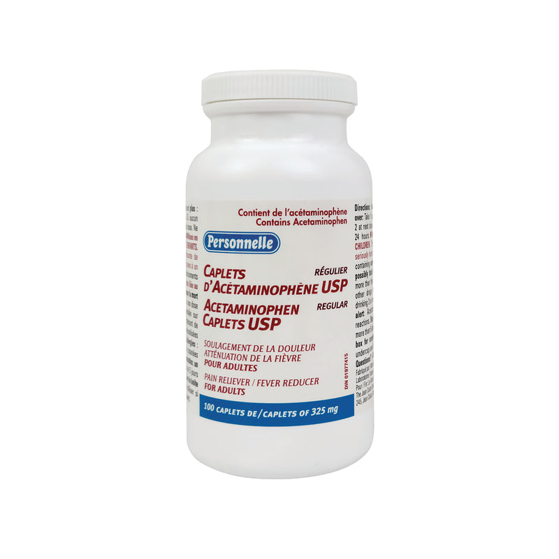 Acétaminophène 325 mg, 100 unités