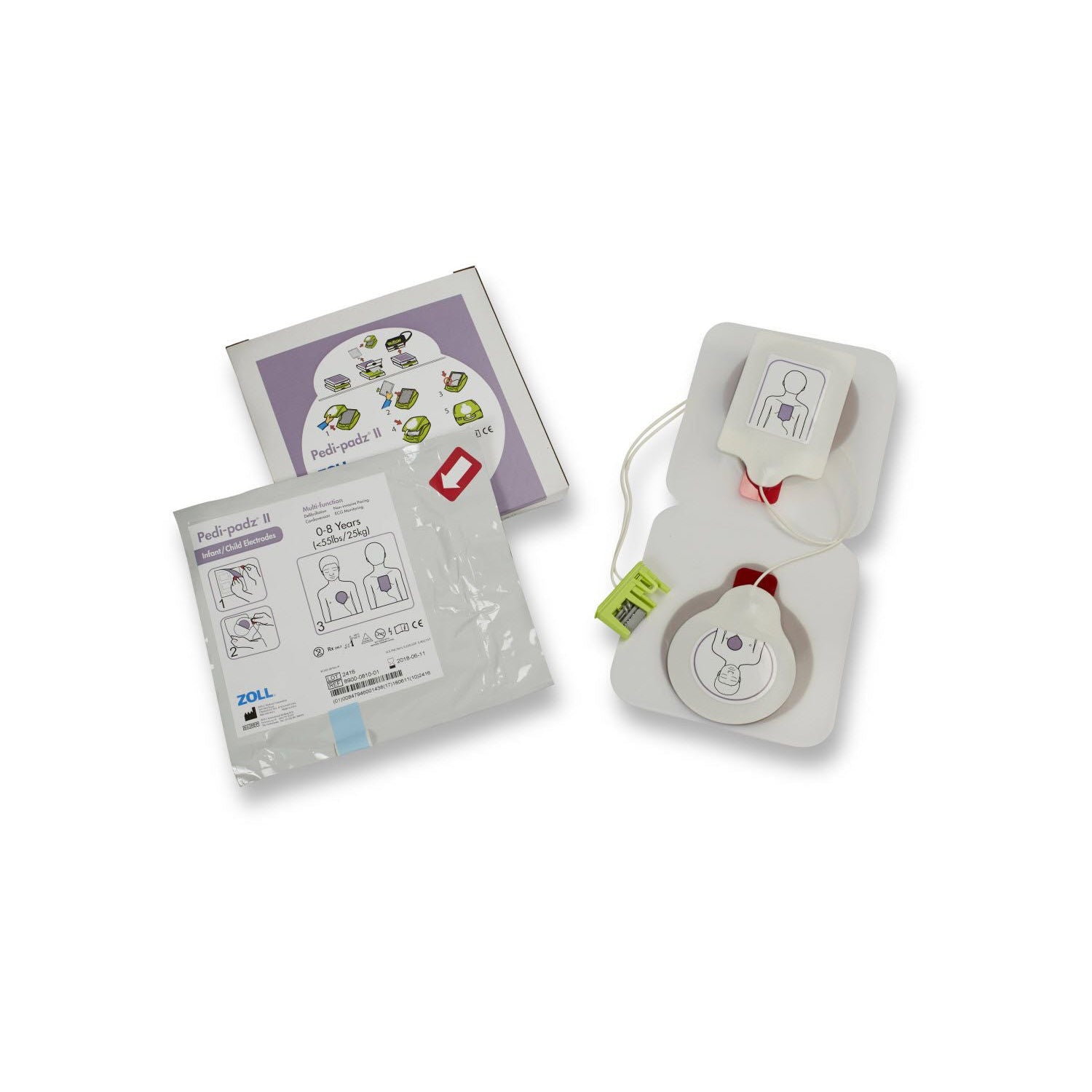 Électrodes multifonctions pédiatriques Zoll Pedi Padz II