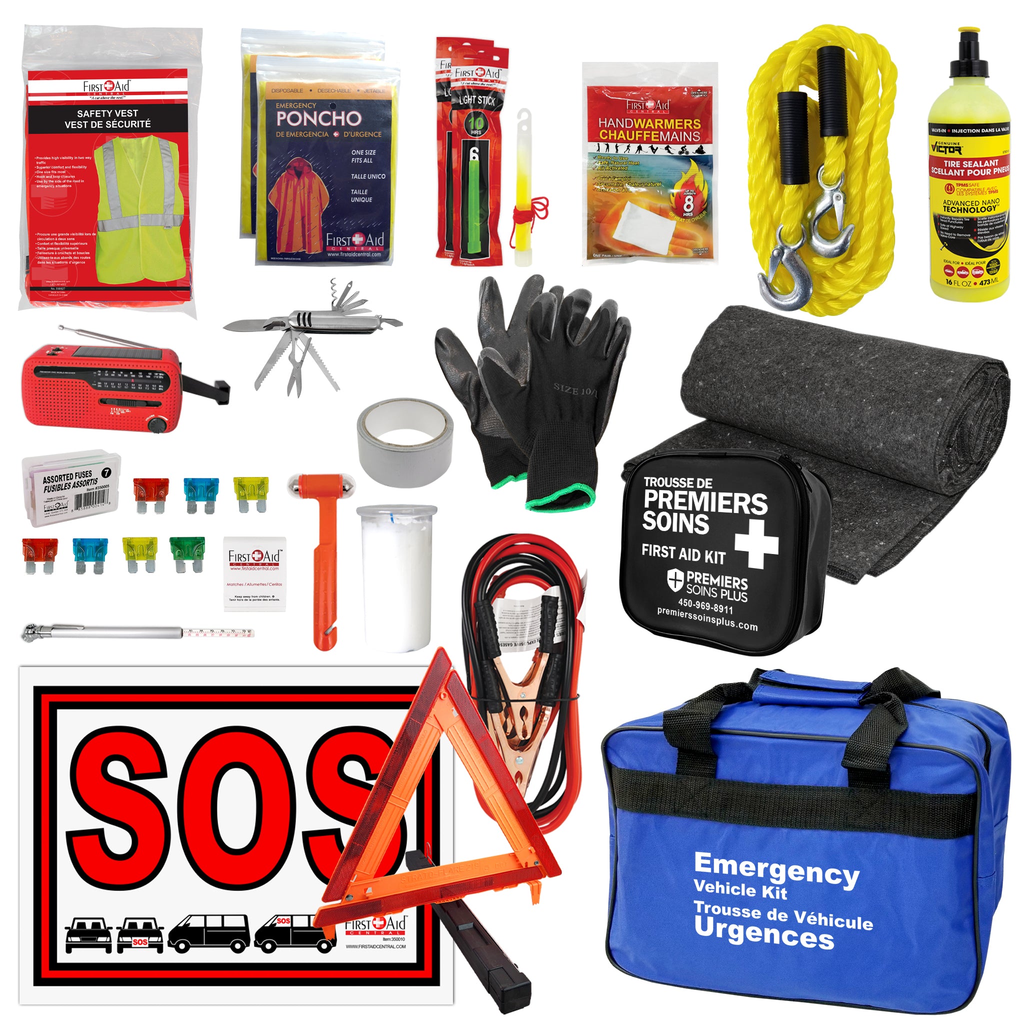 Trousse d'Urgence du Nord pour Véhicules