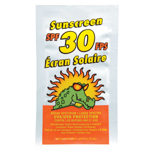 Paquet de lotion solaire SPF 30 (10 ml)