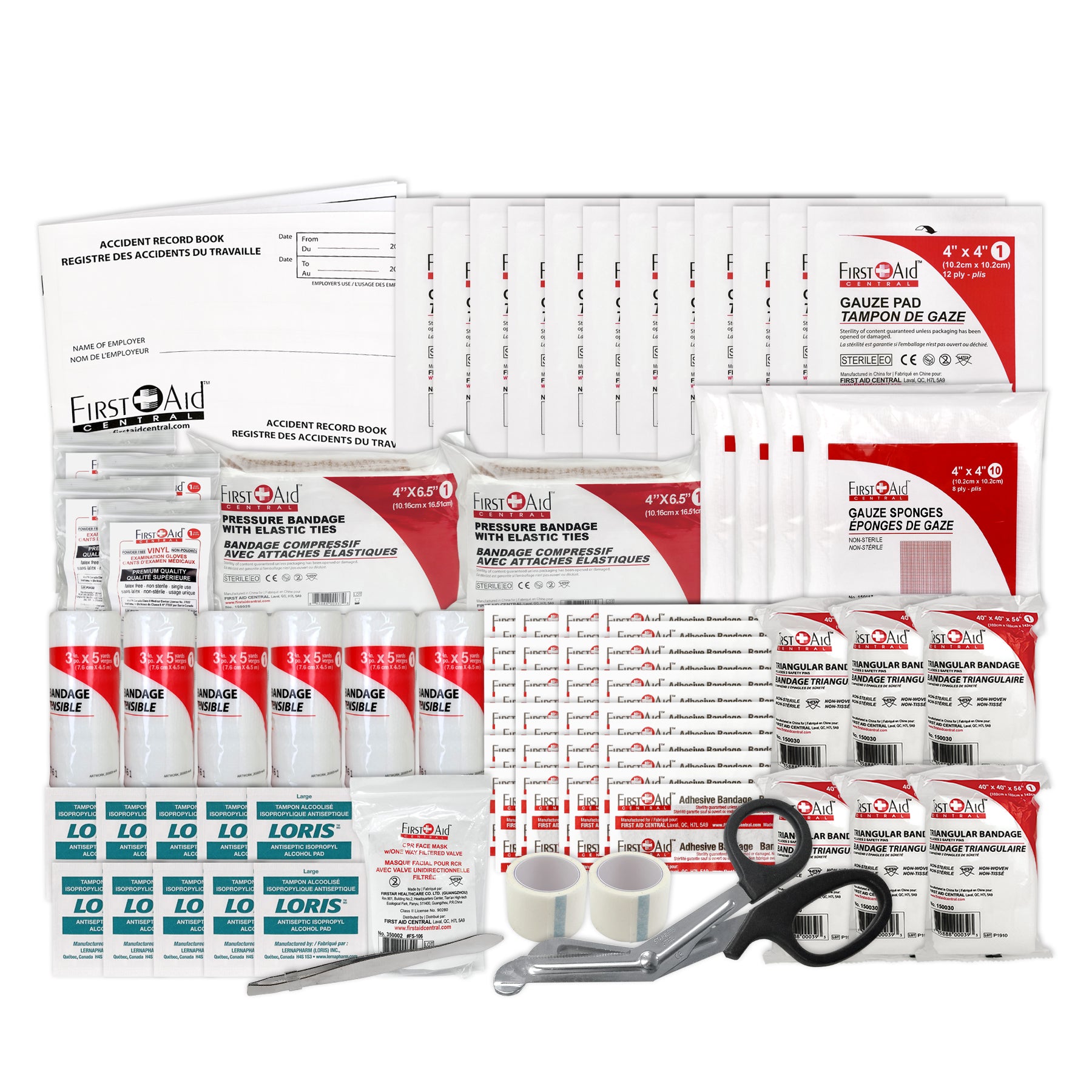 Trousse de premiers soins fédérale « Type B » et remplissage