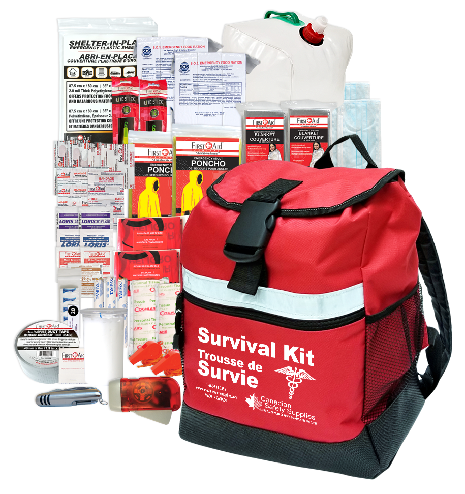 Trousse de survie 72 heures pour 2 personnes
