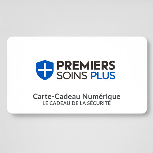 Carte-Cadeau Numérique Premiers Soins Plus
