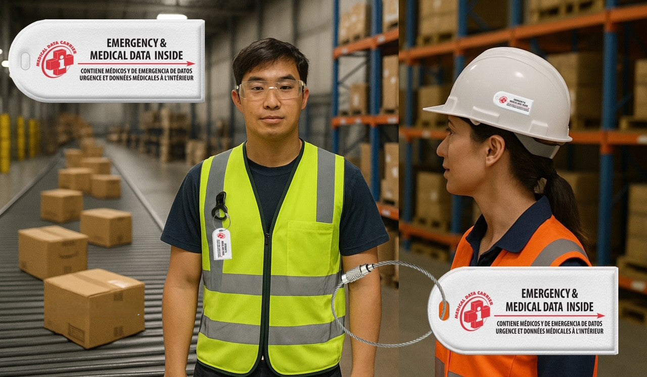 Étiquette d'information d'urgence