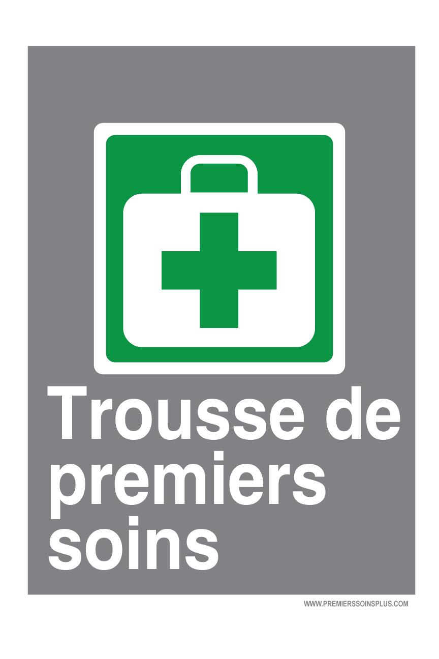 Trousse de premiers soins - Enseigne