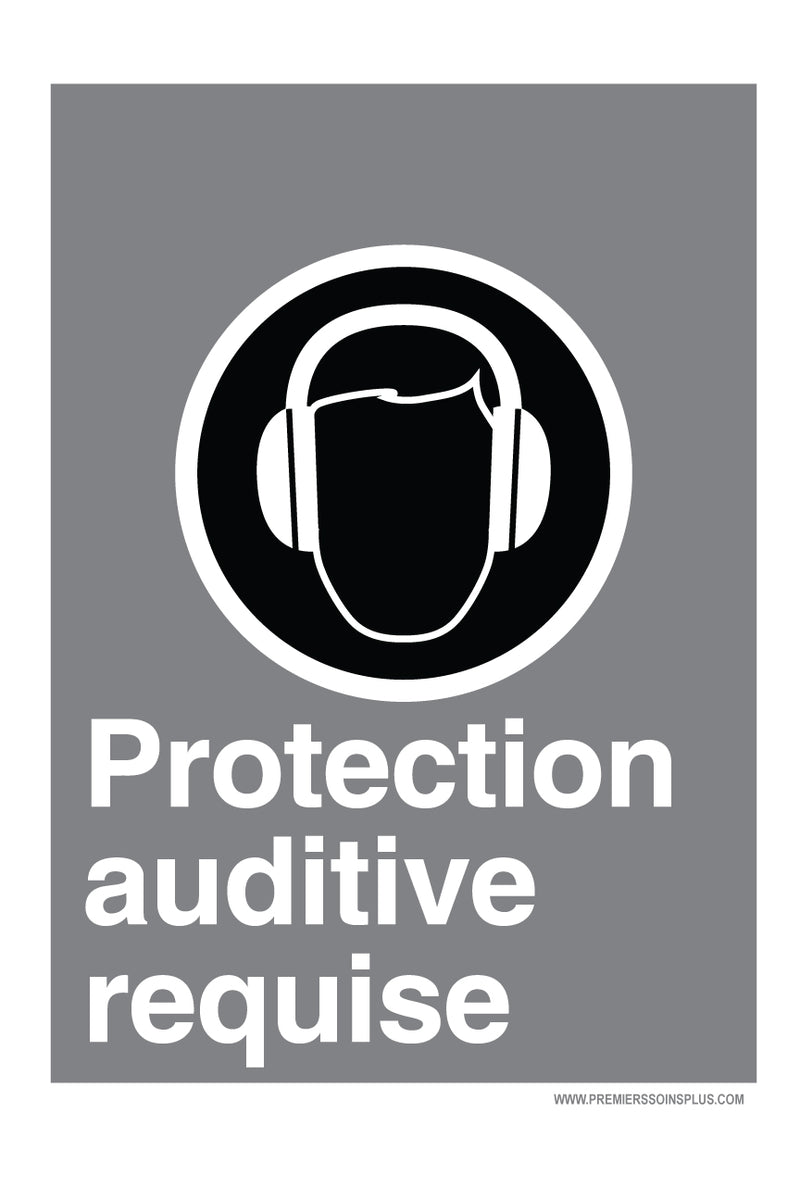 Protection auditive requise - Enseigne