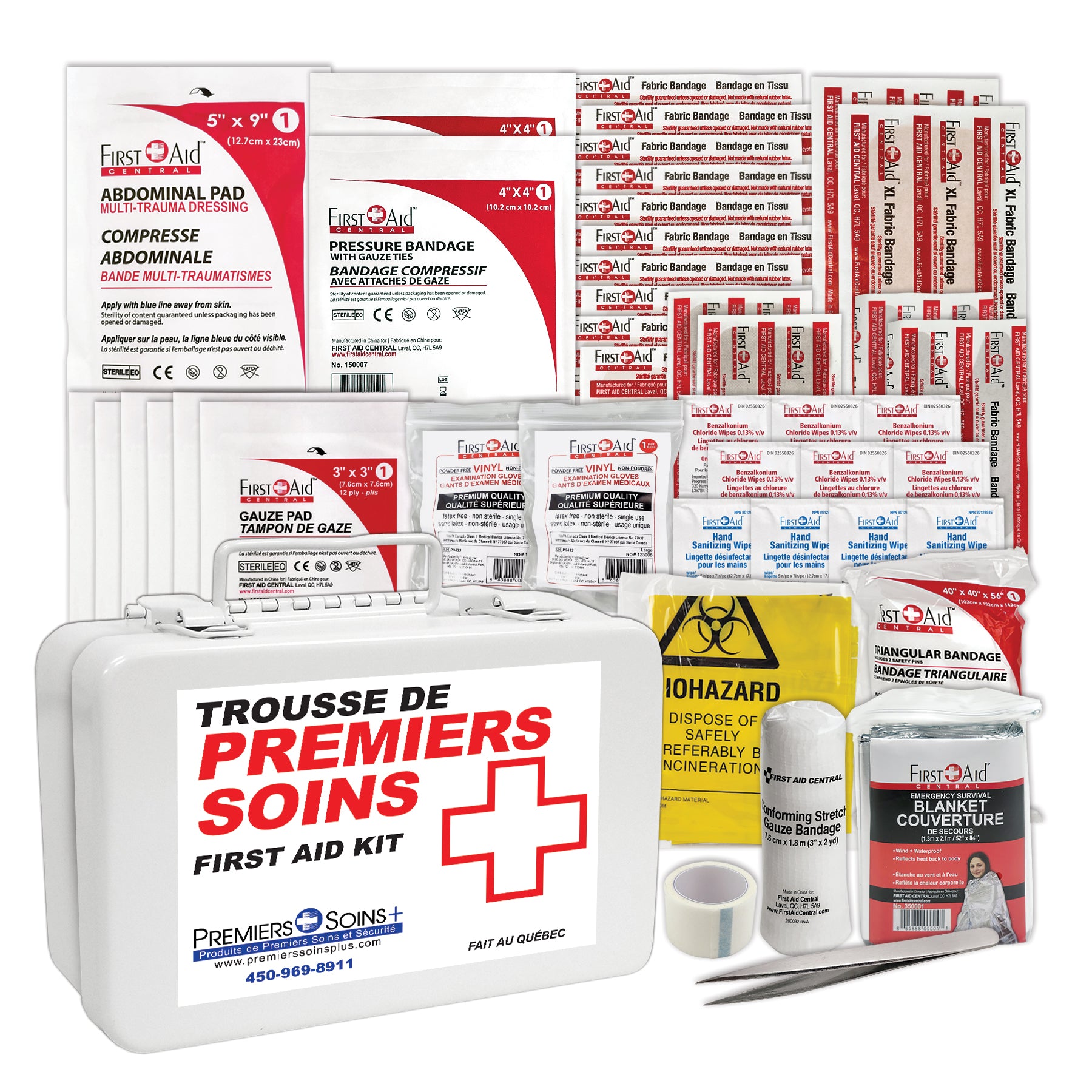 Trousse de premiers soins de type 1 – Exigences de la norme CSA Z1220-24