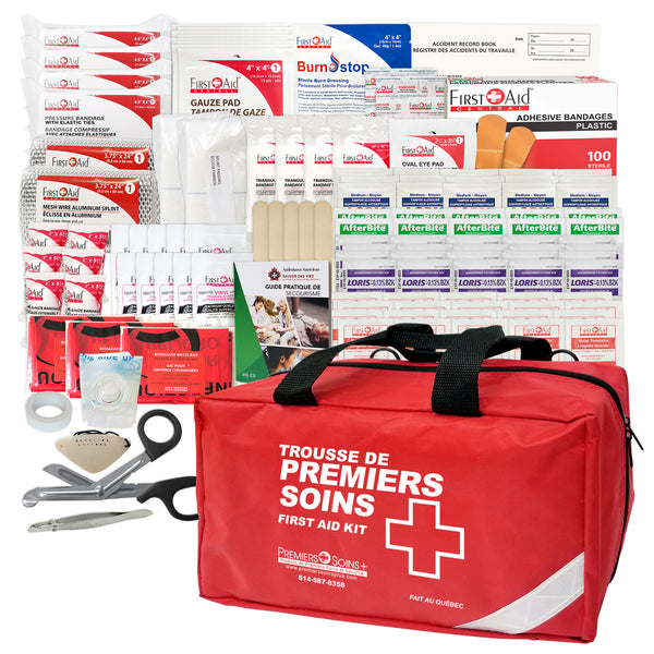 Kit De Premiers Secours Vide Rouge - Trousse Compacte 21x13x6 Cm Pour Voiture, Maison Et Extérieur