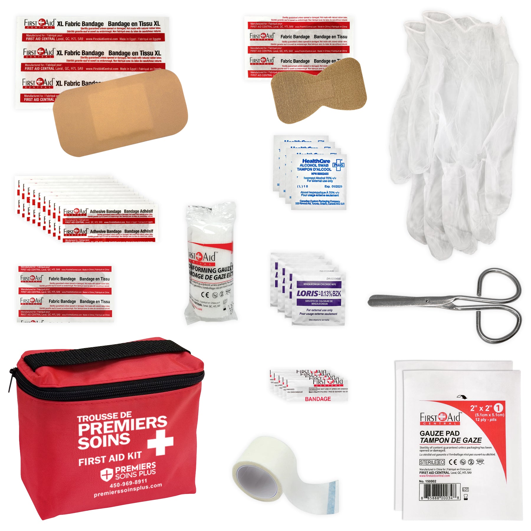 Trousse de véhicule d'urgence