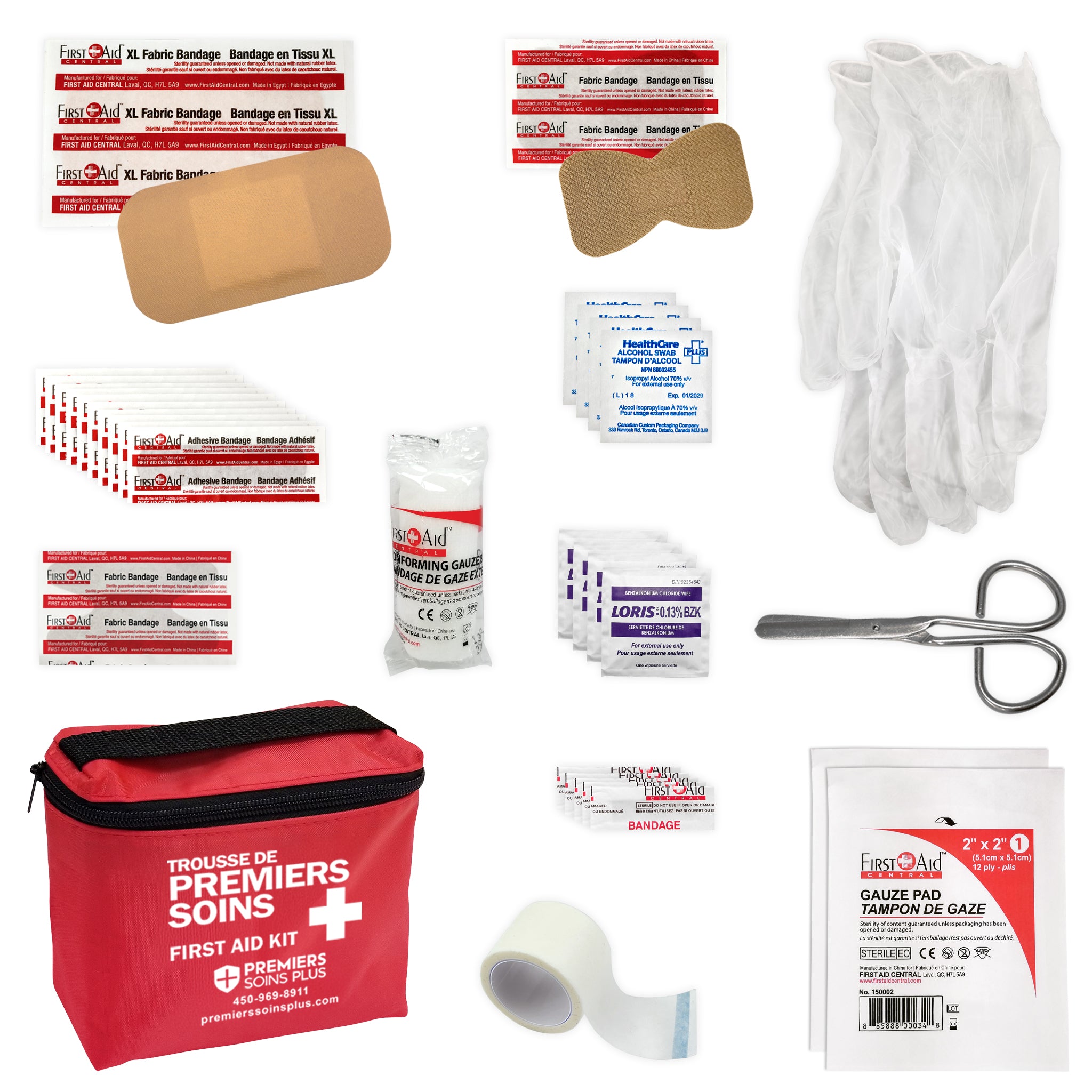 Trousse d'urgence pour véhicules en bord de route