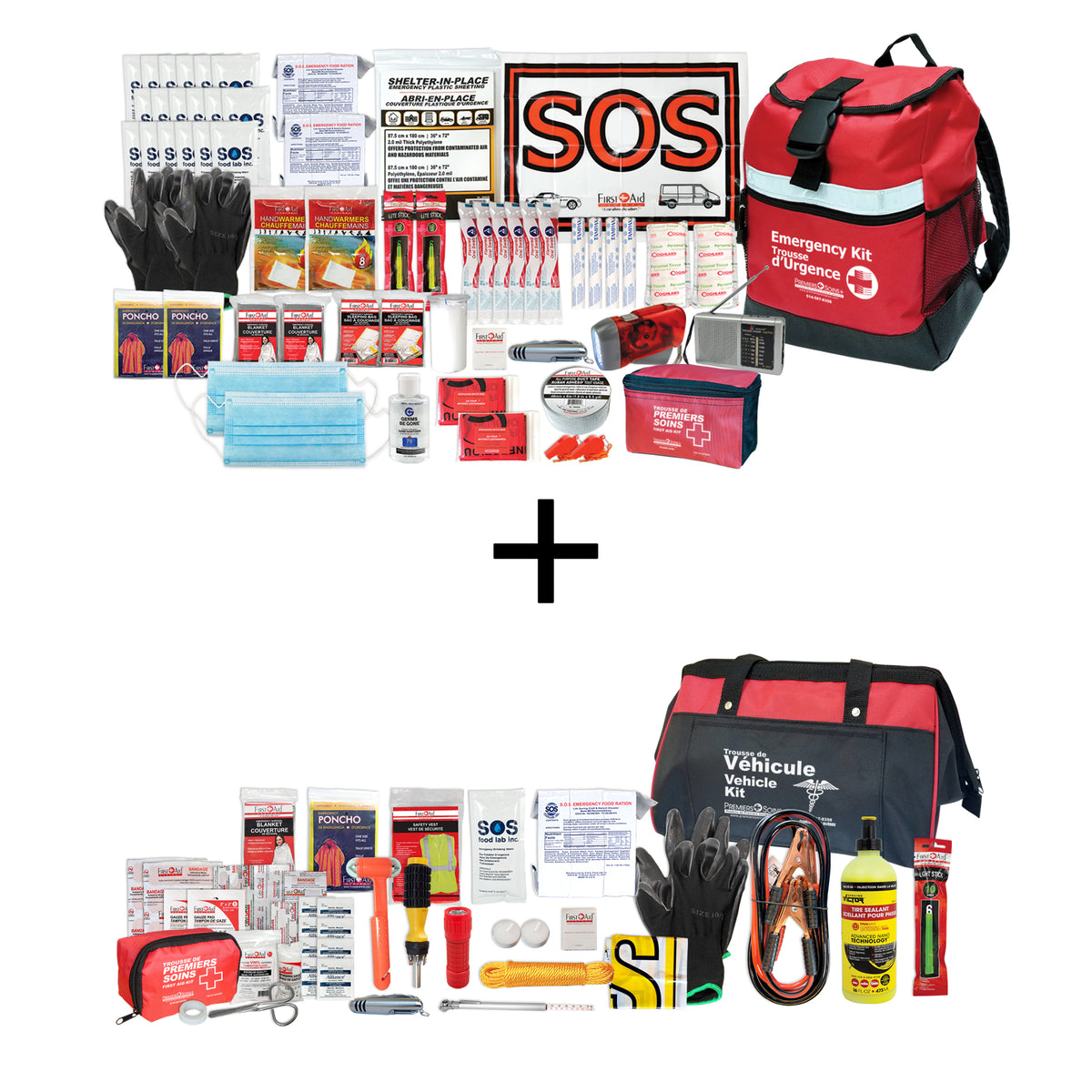 Kit De Survie D'Urgence Catastrophe - Trousse Prête-à-l'Emploi - NEUF