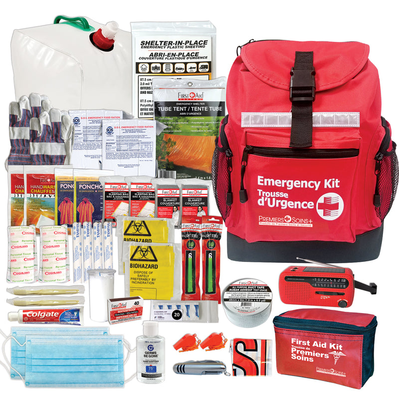 Trousse d'Urgence 72 heures - 2 personnes - Deluxe